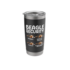 Cool Beagle Design For Men Women Dog Themed Beagle Lovers Stainless Steel Insulated Tumbler