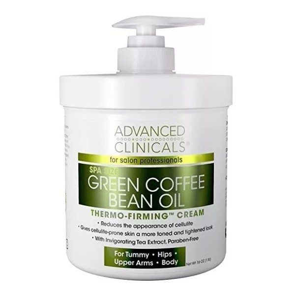 Advanced Clinicals Café Verde Crema Corporal Anticelulitis