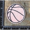 Unbranded BASKETBALL Ball Sports Iron-On Applique Patch Orange Felt