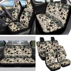 FUIBENG Western Aztec Cow Automotive Seat Cover Full Set Car