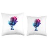 Microphone Mic Singer Podcast Host Podcaster Throw Pillow