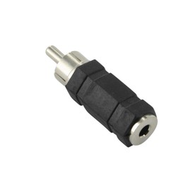 RCA Male to 3.5mm Mono Female Cable Connector Audio Adaptor Plug TV