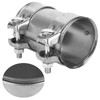 Exhaust Clamp 76 mm, Pipe Connector Exhaust Double Clamp Exhaust