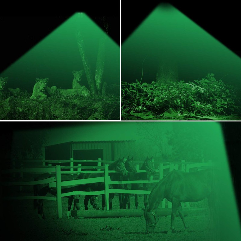 TRAIL WATCHER Deer Feeder Light Hog Hunting Green Light Spotlight