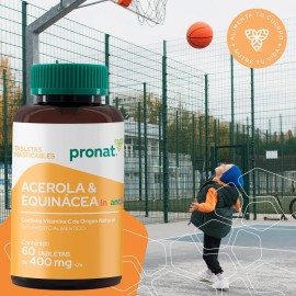 Kit Piezas Suplemento Acerola Equinacea Infantil Pronat Sabor