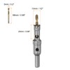 sourcing map Carbide Hole Saw Kit 13mm (1/2") Metal Hole