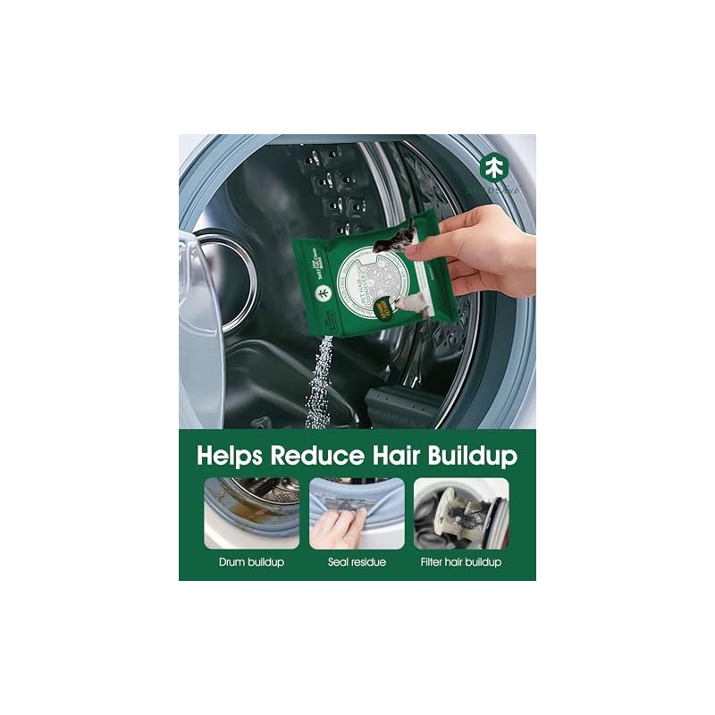 Pet Hair Dissolver For Washing Machine Cleaner, Hair Dissolving Laundry