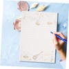 Operitacx 1 Set Gold-Plated Writing Paper Delicate Wedding Envelopes Envelopes