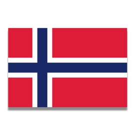 Magnet Me Up Norway Norwegian Flag Car Magnet Decal, 4x6 Inches, Heavy Duty Automotive Magnet for Car, Truck SUV