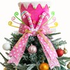 Christmas Tree Topper Hat, Candy cane Tree Topper, Tree Topper