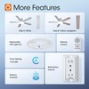 addlon Ceiling Fans with Lights, 52 inch Flush Mount Ceiling