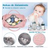 Mochila Pañalera Multifuncional Impermeable Para Bebés