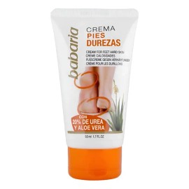 Crema Pies Durezas Babaria Aloe Natural Con Urea 20% × 50ml