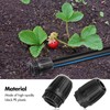 Poeland 1/2” Drip Irrigation End Cap, Locknut Barbed Irrigation Hose