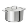 IKEA Elegant Pot with Lid, Stainless Steel (10L)