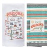 2 Piece Kay Dee Designs Home State of Arizona Embroidered