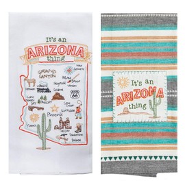 2 Piece Kay Dee Designs Home State of Arizona Embroidered Kitchen Towel Bundle