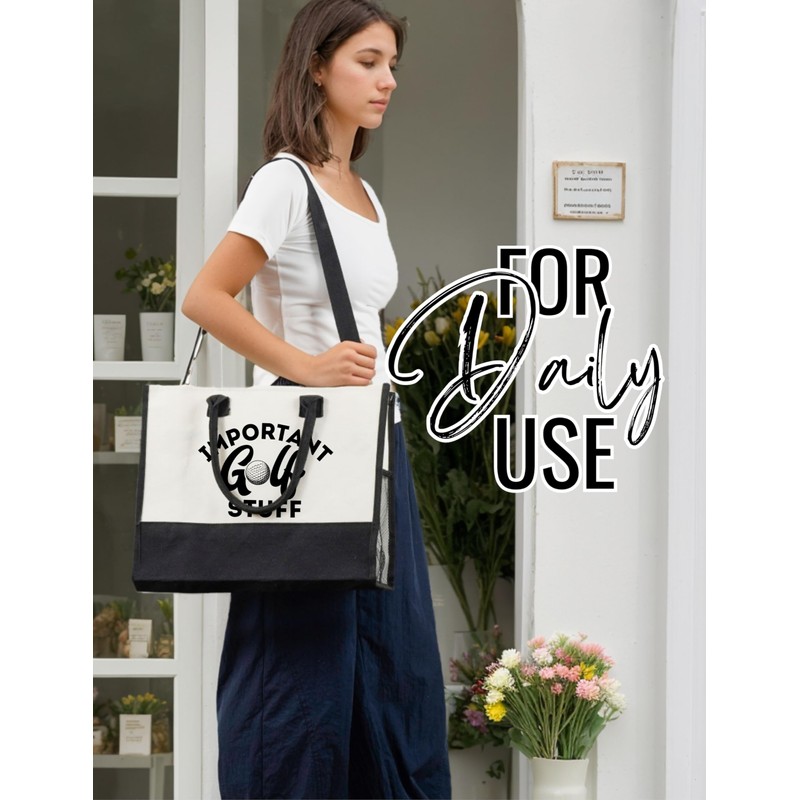 INNObeta Golf Gifts for Women Canvas Tote Bag, Tote Bag