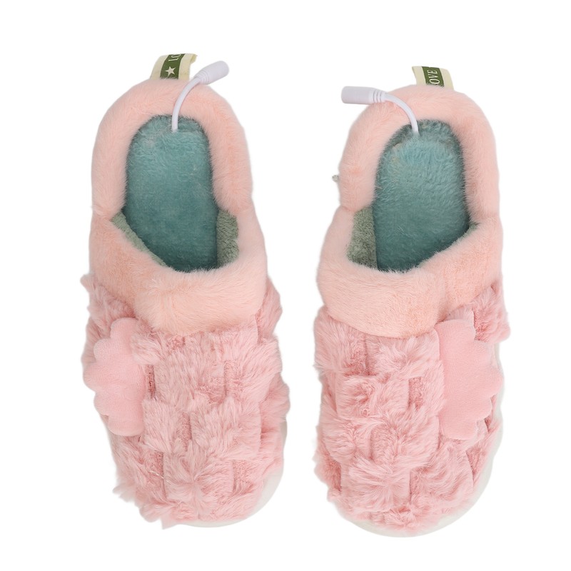 Electric Heated Slipper Soft Comfortable Warm Plush USB Heated Slipper