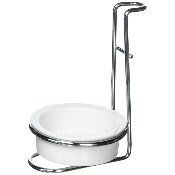 Norpro Stainless Steel Ceramic Upright Stovetop Drip Catcher Spoon Rest