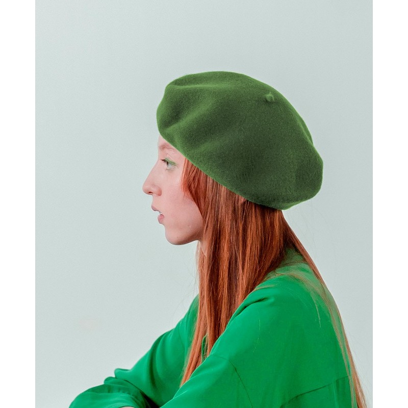 Van Der Rich® French Classic Beret for Women, Light khaki