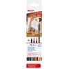 edding 1340 brush pen set - 4 pens - gold