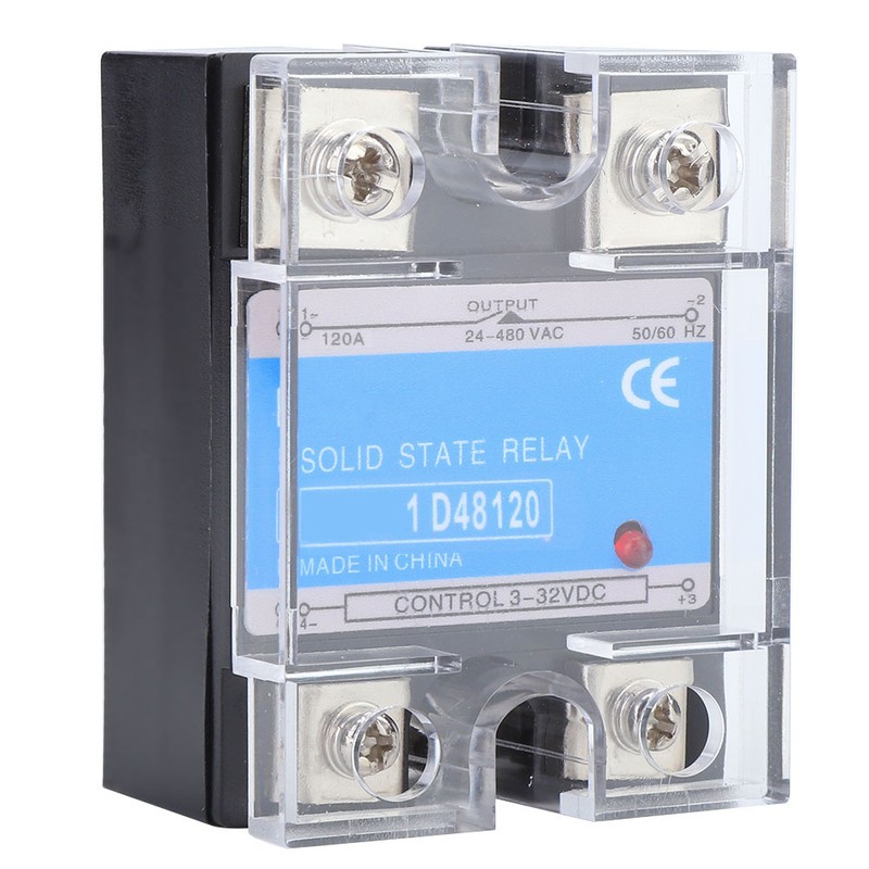 Solid State Relay 3-32VDC Input 24-480VAC Load DC AC SSR
