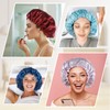 2 PCS Shower Cap Satin Bonnet Sleep Bonnets for Women,