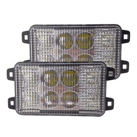 AGP.1978 40W LED Work Lihgt HI-lo Beam HeadlightHeadlight Grille Light Replace John Deere OEM #A-WL4946 LVA14946 LVA15865,3200lm 12V Waterproof