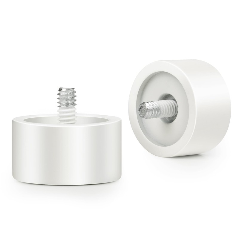 KAMANINA White Curtain Rod 32 to 144 Inch (2.6-12 Feet),