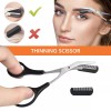 Unbranded Tweezers (2 Pcs) Scissor Tweezers Shaped Eyebrow Straight Tip