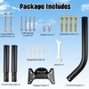 Heavy Duty Antenna Mounting Pole for Ambient Weather Station, Starlink
