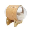 Modern Wooden Spaceship Warm Cozy Pet Beds Space Capsule Wooden