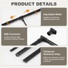 YJINGRUI Pull Down Closet Rod, 120° Pull-down Wardrobe Hanger with
