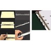 heyous 2pcs A5 Notebook 6-Hole Ring Binder Mechanisms 3cm Diameter