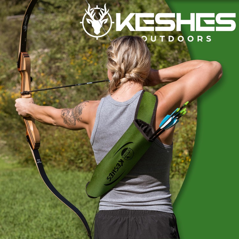 Archery Back Arrow Quiver Holder - Adjustable Quivers for Arrows,