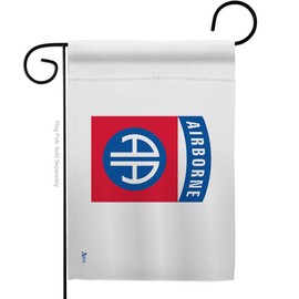 Americana Home & Garden G142316-BO 82nd. Airborne Military Impressions Decorative Vertical 13" x 18.5" Double Sided Flag Printed in USA