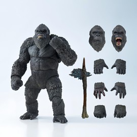 Pipigirl Hiya King of Monsters Movie Monster Series Action Figure, 6Inch King Kong Exquisite Dolls, Collectible Model Decoration
