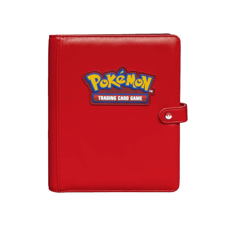 Ultra Pro | Pokemon Premium 4-Pocket Snap Binder - Red