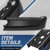 Auto Dynasty Rear Bumper End Caps Compatible with 2021 2022
