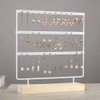 72 Holes Earrings Organizer Stand Jewelry Display, Earring Organizer Stand,for