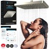 Sparkpod 12 Inch Rectangle Rain Shower Head - Ceiling or