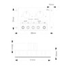 LED PWM CCT Dimmer Controller for LED Stripes DC5-24V 15A