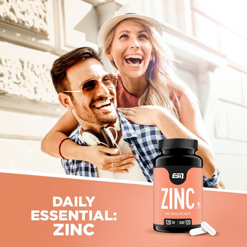 ESN Zinc, High Dose, 120 Capsules