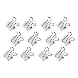 Original Mauly Klemmer 19 mm, foldback clamp, clamping width 7 mm, 2141902, box 12 pieces, white