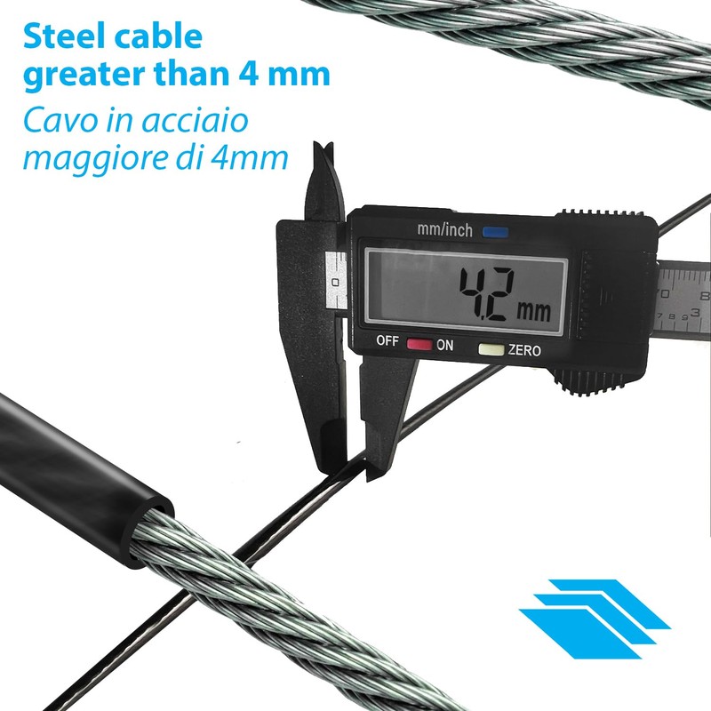 Cable Technologies 180 cm Nano Steel Anti-Theft Security Cable for