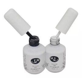 Gelish Pack Gel Semi Permanente De 3 Pasos Blanco Y Negro 15 Ml