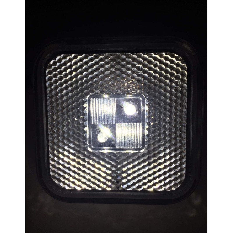 White LED Marker Light Position Light E9 Truck Car Trailer