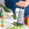 TELANKS 6-Sided Grater, Square Grater, Stainless Steel (20 x 12