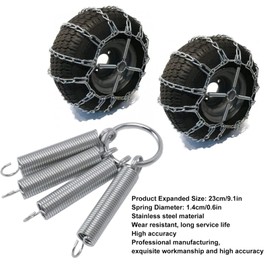 2Pcs Tire Chain Tensioner, Snowblower Tire Chains Lawn Tractor Tire Chains for Snow Blower